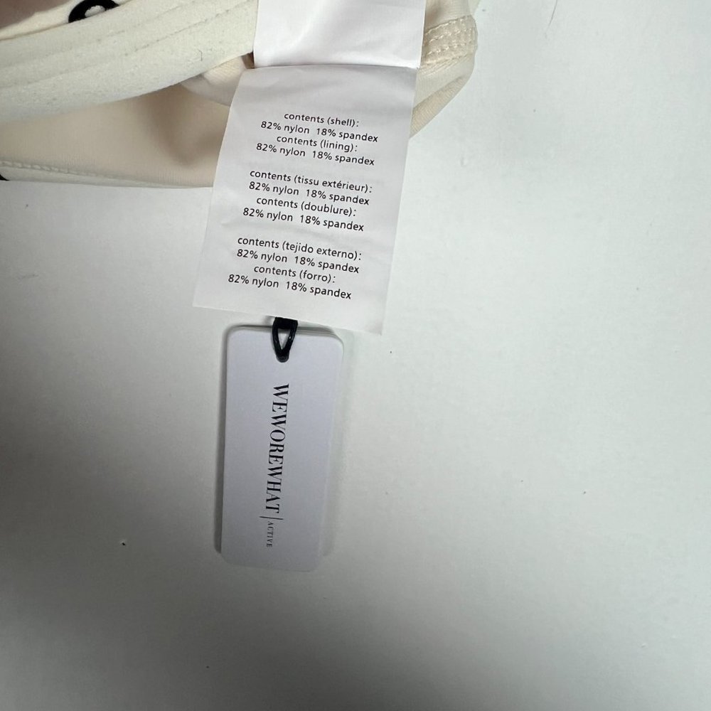 NWT WeWoreWhat Cami Bra Top Scribbles Off White Size Small S NEW - Picture 8 of 11